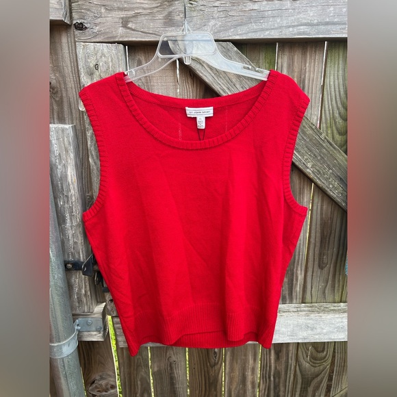 St. John Tops - St. John Vibrant Red Tank Top